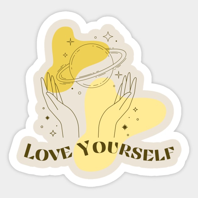 Love yourself Sticker by Lyna